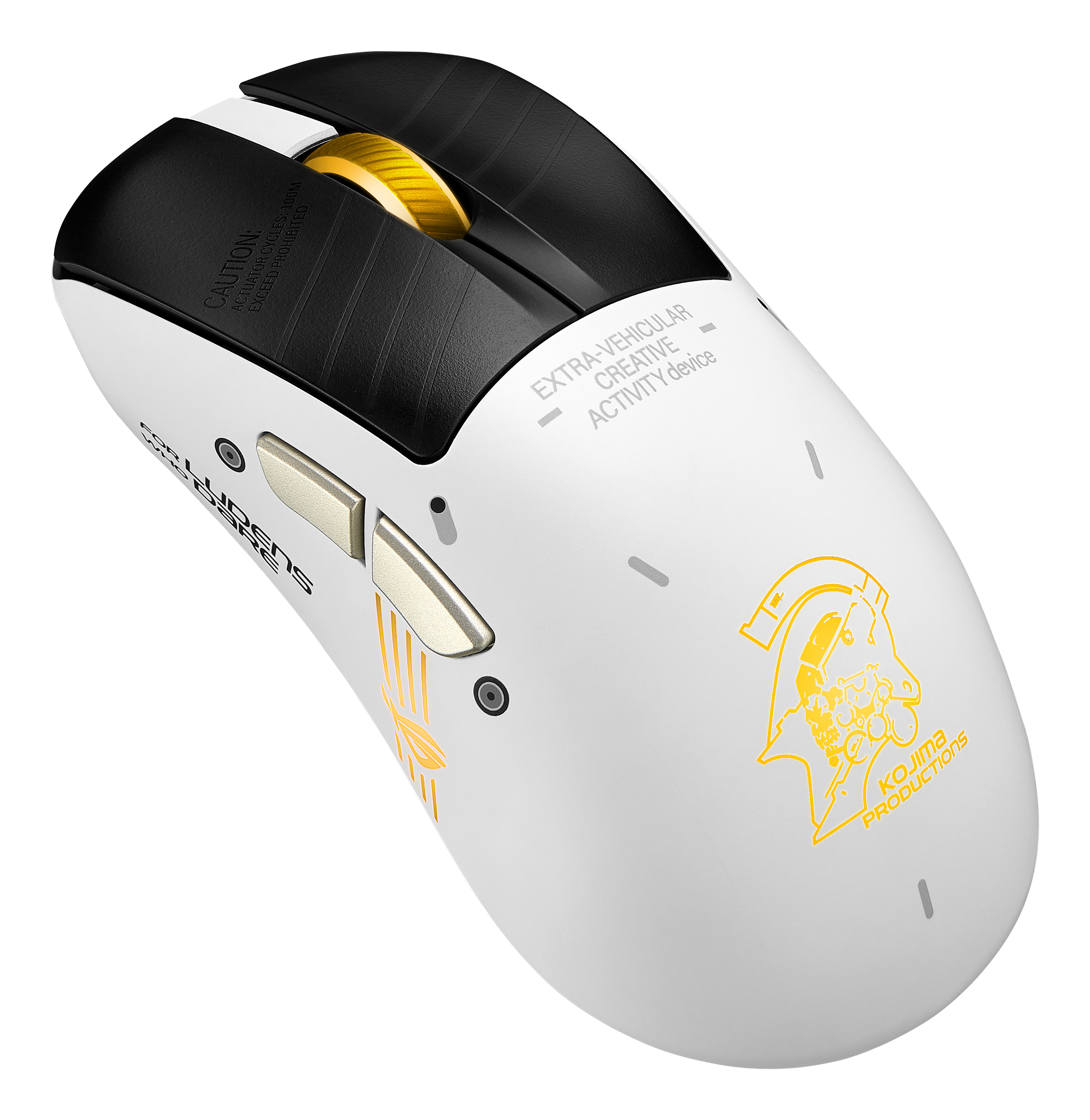 ASUS ROG Keris II Origin-KJP mouse Gaming Mano destra RF Wireless + Bluetooth + USB Type-A Ottico 42000 DPI