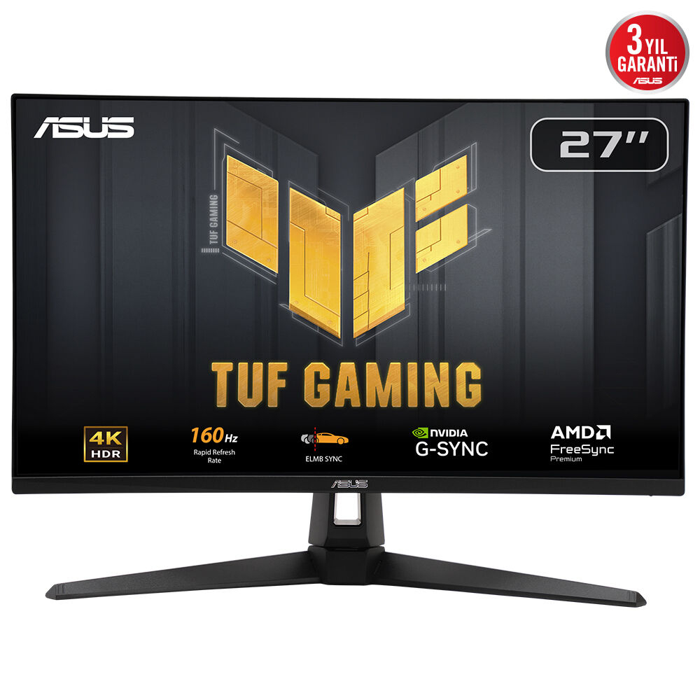 ASUS TUF Gaming VG27UQ1A Monitor PC 68,6 cm (27") 3840 x 2160 Pixel 4K Ultra HD LCD Nero