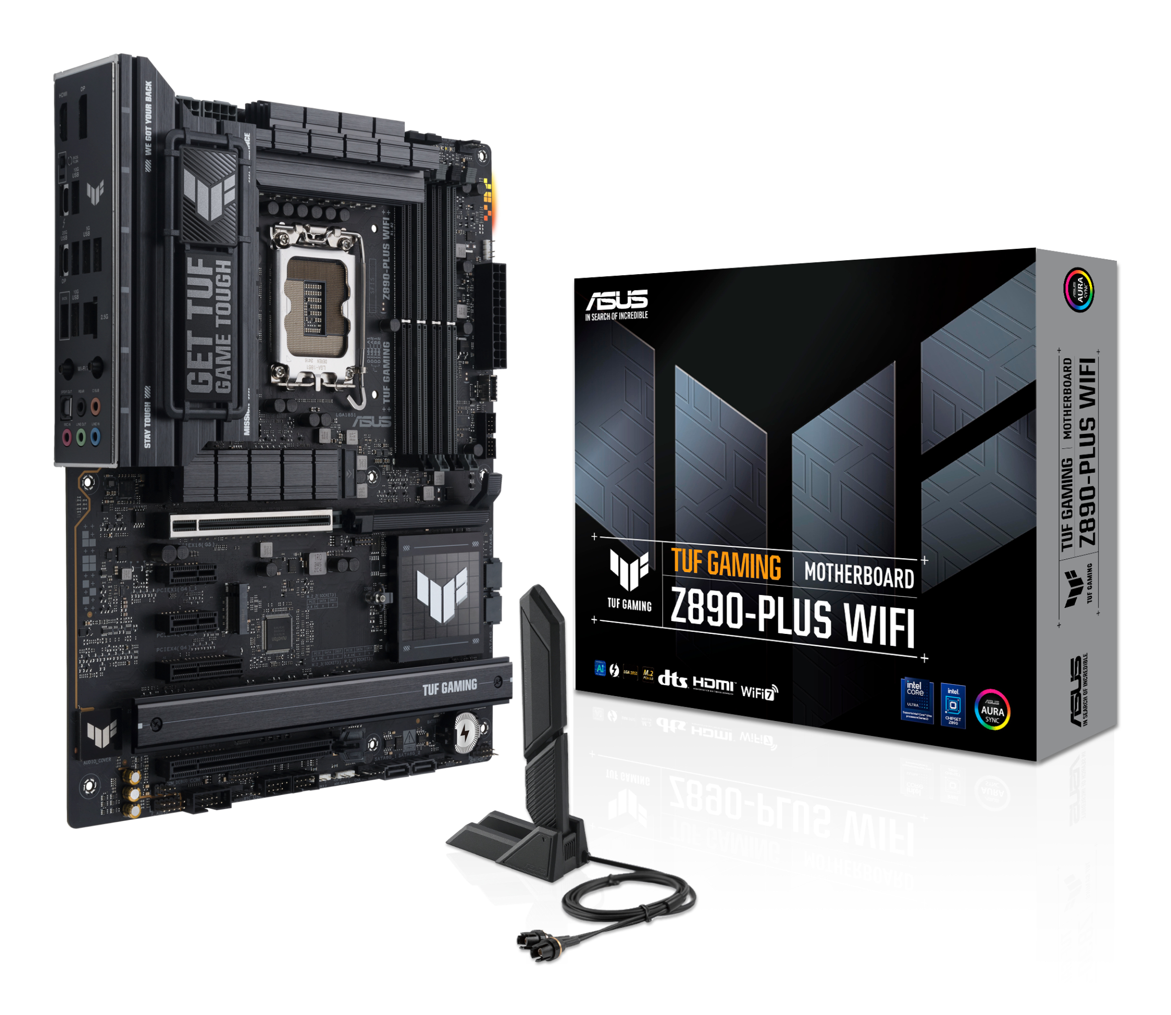 ASUS TUF GAMING Z890-PLUS WIFI Intel Z890 LGA 1851 (Socket V1) ATX