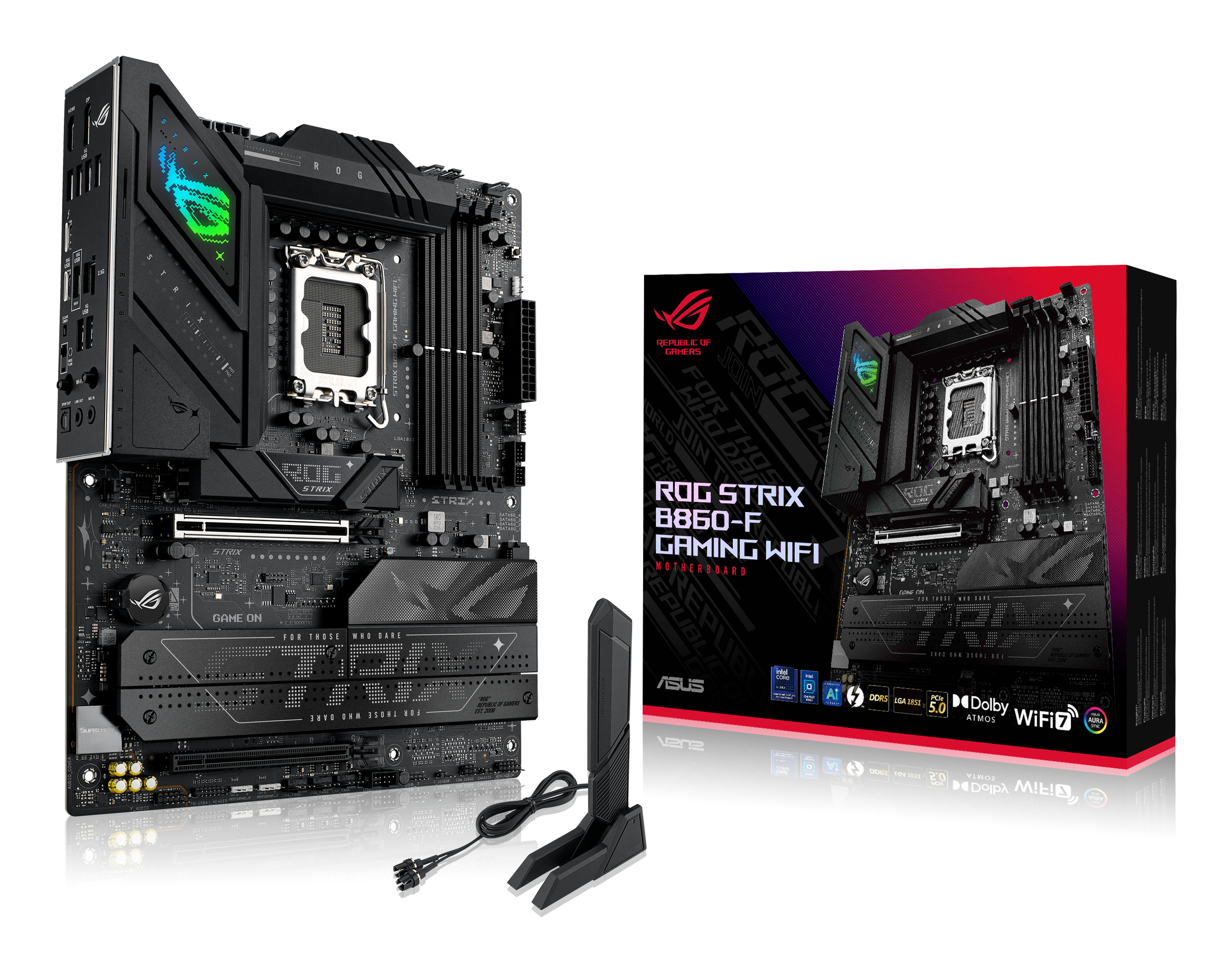 ASUS ROG STRIX B860-F GAMING WIFI Intel B860 LGA 1851 (Socket V1) ATX