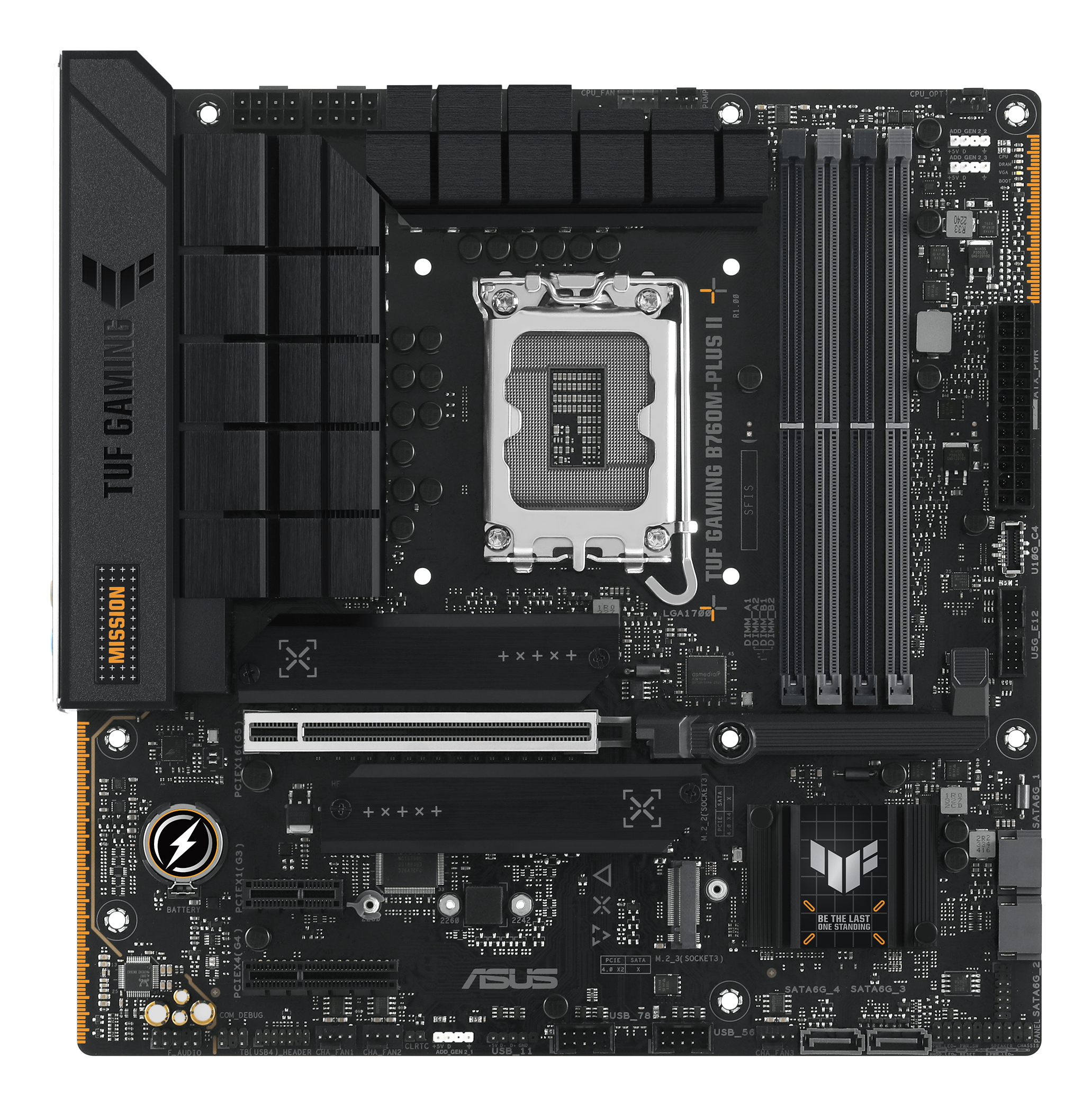 ASUS TUF GAMING B760M-PLUS II Intel B760 LGA 1700 micro ATX
