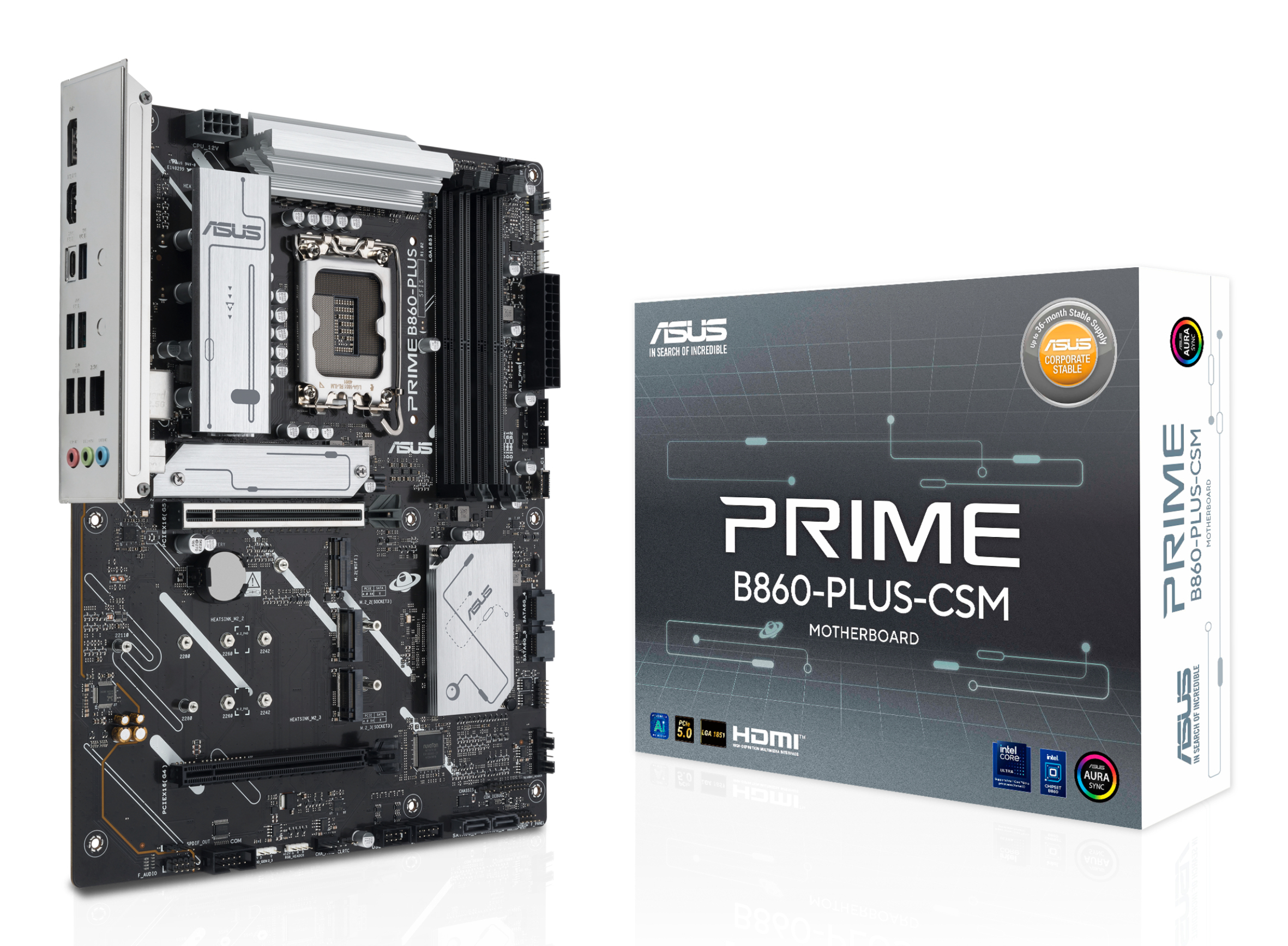 ASUS PRIME B860-PLUS-CSM Intel B860 LGA 1851 (Socket V1) ATX